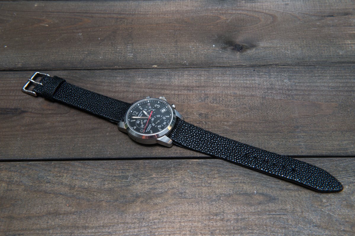 Magnetic stingray leather for everlasting watch straps