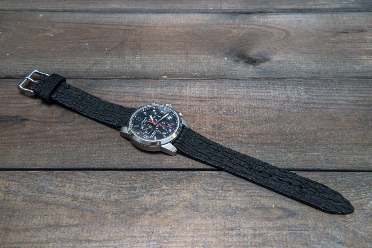 Shark leather for sophisticated watchstraps