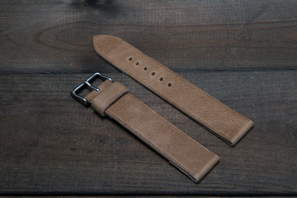 CAMEL LEATHER WATCH BANDS - finwatchstraps