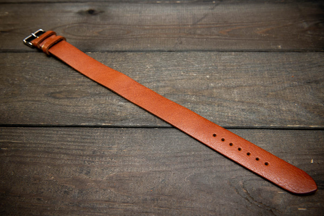 One-piece, single pass watch band, watch strap 10-26 mm
