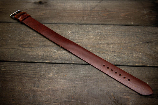 One-piece, single pass watch band, watch strap 10-26 mm
