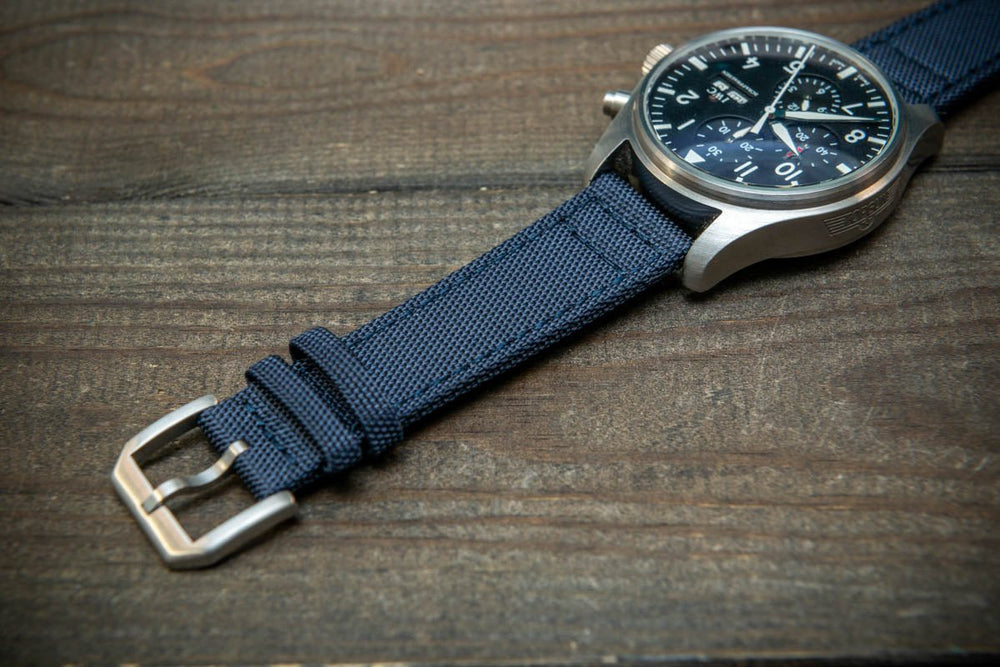 Canvas waterproof watch strap, 17mm, 18mm, 19 mm, 20 mm, 21 mm, 22 mm, 23mm, 24mm. - finwatchstraps