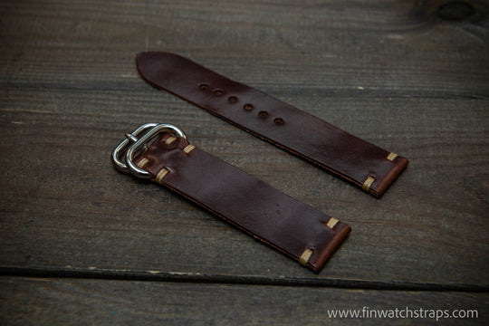 Watch strap, watch band, leather watch strap, leather watch band, finwatchstraps