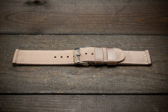 Nylon Military Watch Strap, army two piece watch band, MoonSwatch Watch Strap. - finwatchstraps