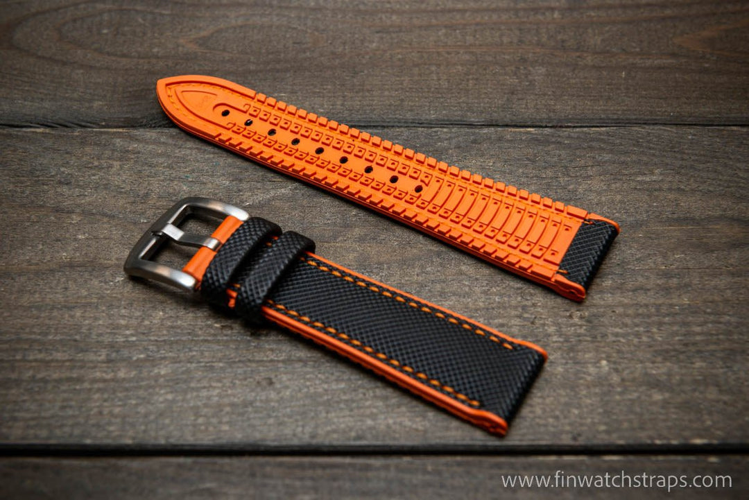 Watch strap, watch band, leather watch strap, leather watch band, finwatchstraps