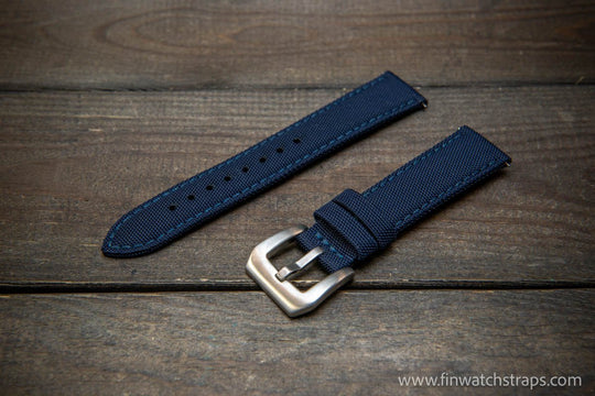 Sailcloth waterproof watch strap. PAM style buckle. - finwatchstraps