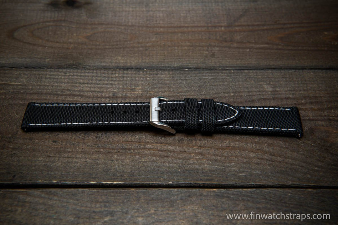 Sailcloth waterproof watch strap. - finwatchstraps