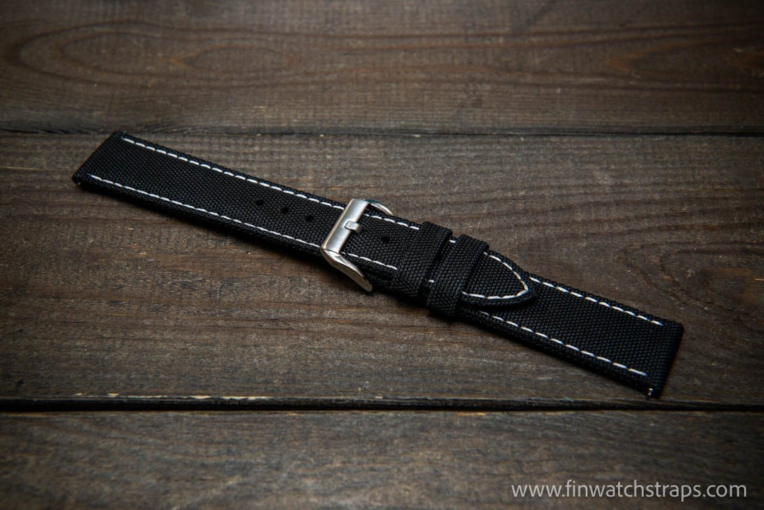 Sailcloth waterproof watch strap. - finwatchstraps