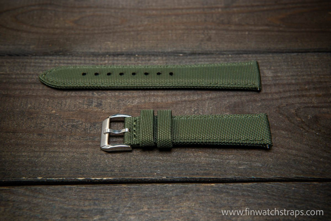 Sailcloth waterproof watch strap. - finwatchstraps