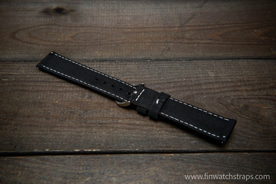 Sailcloth waterproof watch strap. - finwatchstraps